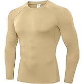 SPVISE 1 or 3 Pack Men's Compression Shirts Long Sleeve Workout Gym T-Shirt Running Top Cool Dry Sports Baselayer Undershirts