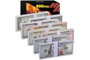 WOUSEDO 800Pcs Movie Props, Number Learning Education Toys for Develops Early Math Skills, Movie Props, Magician Props, Party Favors Decorations for Kids and Adult