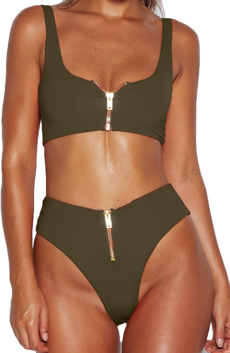 Best Ladder Cutout Floral Bikini Set