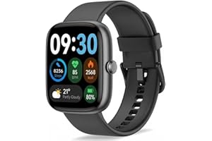 Fixwink Smart Watch for Men Women (Answer/Make Call), 1.83" HD Fitness Tracker with Heart Rate/SpO2/Sleep Monitor, Pedometer,