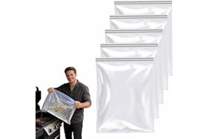 2026 Oven Rack Cleaning Bags – Reusable, Grill Cleaning Bags of Convenient for Home Use to Grill Cleanness, Leak-Proof, Ideal