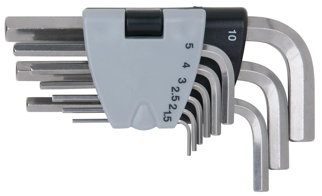 KS Tools 964.0320 Stainless Steel Hexagonal Allen Key Set 9 Pieces