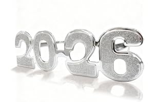 2025 Happy New Year Party Glasses 2025 Glitter Eyeglasses for New Years Eve Party Celebration Party Supplies
