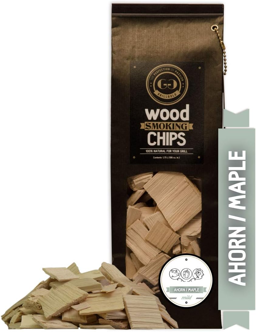 Grillgold Smoker Wood Smoking Chips Maple 1,75 Liter