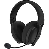 Redragon H819 4-Mode Wireless Gaming Headset, Dual Mic System, 45mm Drivers | Multi-Platform Headphones with Ultra-Low Latency, 2.4GHz/BT/USB/3.5mm, 72Hr Battery, Compatible with PS4/5, NS, PC