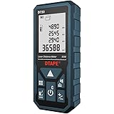 レーザー距離計 DTAPE 最大測定距離50M 距離/面積/体積/ピタゴラス間接測定/連続測定 自動計算 軽量距離計 IP54防水規格 日本語のお取り扱い説明書 DT50