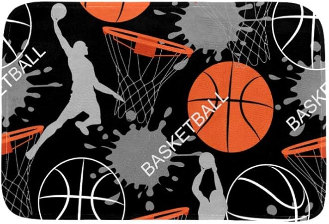 VFSS - Alfombrillas de Baloncesto para Interior y Exterior para Entrada