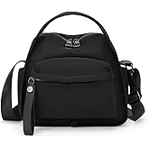 CATSEA Women's Elegant Solid Color Shoulder Bag Fashionable Zipper Crossbody Bags Soft Top Handle Handbag Purse
