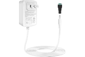 TKDY 24V Power Supply 100-240V AC to DC 24Volts 1A 24W Converter Transformer Switching, fit for 24Volts 1000mA 800mA 750mA 600mA 500mA 300mA 200mA 100mA LED Strips Light. (White)