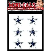 NFL Dallas Cowboys Face Tattoos, Team Colors, One Size