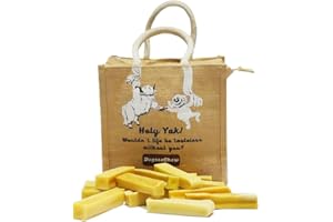 Dogsee Himalayan Yak Chews for Dogs Bulk Pack 3lb (Medium - 18 Chews) | No Rawhide | No Artificial Ingredients | Clean Label Dog Treats