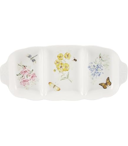 Amazon.com | Lenox Butterfly Meadow Oblong Sandwich Tray
