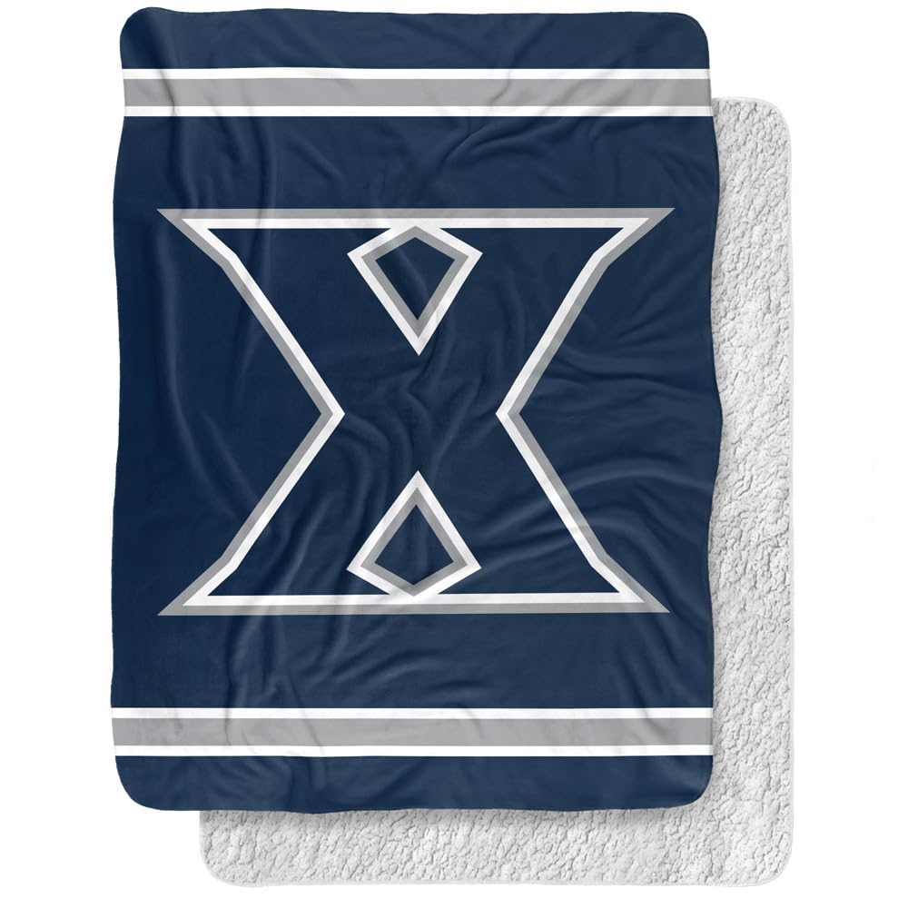 Xavier University Blanket, 60"x80" Primary Logo