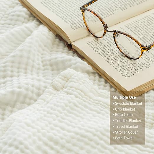 cotton muslin blankets for adults