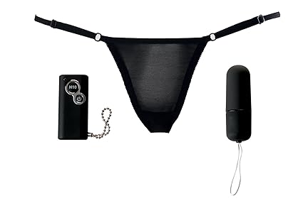 LOVE TO LOVE Secret panty, Slip-Vibrator, Größenverstellbarer String mit einlegbarem Minivibrator, Mit oder ohne String verwe