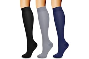 Laite Hebe 3 Pack Compression Sock-Compression Sock For Women and Men Circulation -Best for Running,Athletic Sports