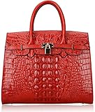 PIJUSHI Women Purses And Handbags Crocodile Top Handle Satchel Bags Designer Handbags