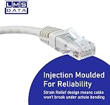 LMS Data Cat 6 Ethernet Cable RJ45 UTP Patch LAN Cord 3M Gigabit Modem Router view 5