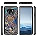 Samsung Galaxy Note 9 Case, LEEGU [Shock Absorption] Dual Layer Heavy Duty Protective Silicone Plastic Cover Rugged Case for Samsung Galaxy Note 9 (2018) - Gear Wheel