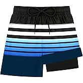 Sarfel Boys Swim Trunks with Compression Liner Kids Bathing Suits Boys Board Shorts Quick Dry Teen Swim Trunks Boy Swimsuit
