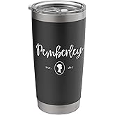 Pemberley Pride and Prejudice Jane Austen Stainless Steel Insulated Tumbler