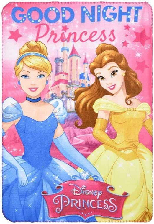 Disney Princess Licensed Blanket Throw Soft in touch Polar Fleece