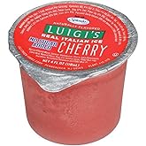 Luigi Cherry Italian Ice Cup, 4 Ounce -- 48 per case.