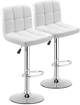 Amazon Com New Patio Garden Furniture Set Of 2 Bar Stool Pu