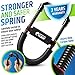 HerculesGrip Hand Wrist and Forearm Strengthener Grip Workout Equipment - Heavy Duty Carbon Steel Spring, Wide Design & Non-Slip Cushion, Increase Muscle Strength, Reduce Pain & Speed Up Recovery