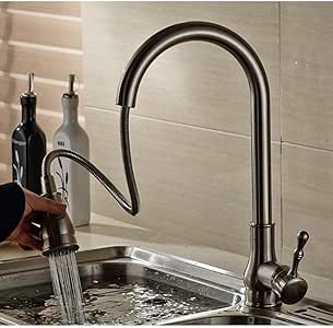 Grifo De Cocina Extractor De Cocina Mezclador De Agua Fría Y Caliente