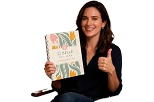 Women's Bible Study Guide | The Bible in A Year | Spiral-Bound | 52-Week Study Plan | Guided Christian Reading Plan with Jour