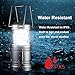 LED Camping Lantern ,Battery Powered Hanging Lanterns for Camping Hiking,Hurricane ,Power Outages,2-Pack