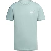 PUMA Boys Shirt - Cotton Crewneck Short Sleeve Active T Shirt for Boys with Logo (Sizes: 8-20)