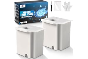 SUBLIMAKER Waste Ink Pad Replacement for Ecotank ET-4800 ET-2800 ET-2803 ET-2720 ET-2400 ET-4700 ET4800 ET2800 ET2803 ET2720 ET2400 Printers, Waste Ink Pad Maintenance Box (2 Packs)