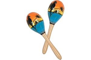 Beistle 60950-8 2-Pack Tropical Fun Party Maracas, 8-Inch