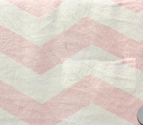Amazon Com Minky Fabric Blanket Large Chevron Print 58 Wide Sold