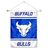 Buffalo Bulls Window Wall Banner Hanging Flag with Suction Cup