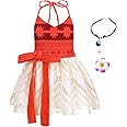 AmzBarley Baby Girls Costume First Birthday Party Dress up Toddler Kids Backless Lace Dress with Accessories