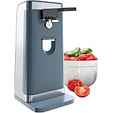 Skyehomo Electric Can Opener, Knife Sharpener and Bottle Opener with Removable Cutting Lever and Cord Storage