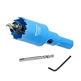 7/8 Inch Hole Saw with Arbor for Metal and Wood