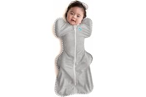 Love To Dream Swaddle UP, Gray, Newborn, 5-8.5 lbs., Dramatically better sleep, Allow baby to sleep in their preferred arms up position for self-soothing, snug fit calms startle reflex