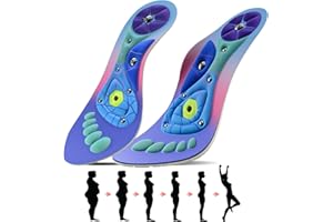 IHUINIYA Orthopedic Acupressure Insoles for Men & Women, Reflexology Massage Foot Insoles for Pain Relief, Comfortable Support for Daily Use (New Pink, S(Men 4-7/Women 5-8))