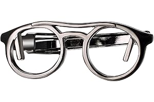 RunootPR Novelty Tie Clips for Men Unique Music Rose Glasses Pen Paper-Clip Skinny Tie Bar Personalized Jewelry Gift
