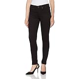 Ivy Womens Petite Scallop Hemline Jeans 