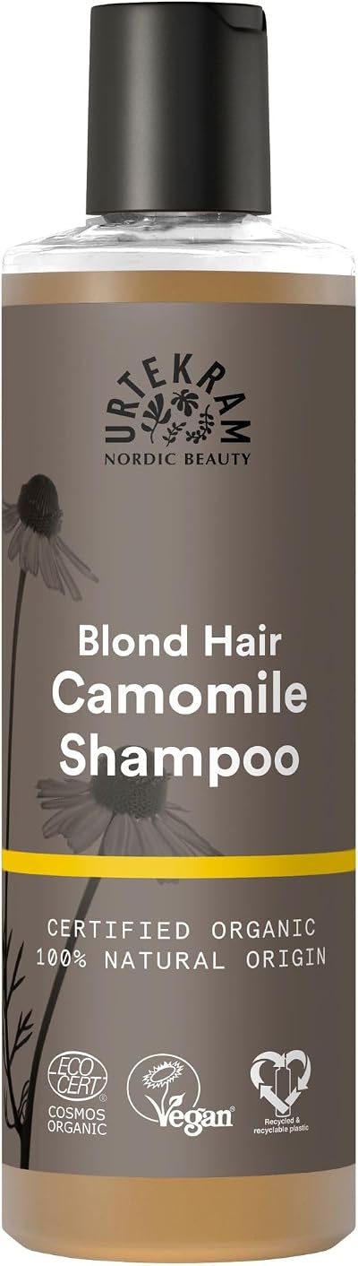 Urtekram Chamomile Shampoo for Blond Hair 250ml Organic Vegan Cruelty Free