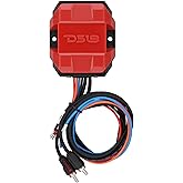 DS18 BTC-Five Bluetooth 5.3 Audio Receiver for Car, Marine &amp; Powersports &ndash; Wireless RCA Adapter, 130ft Range, 3.3V Pre-Out, IP66 Water-Resistant, Auto Reconnect