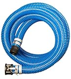 Apache 98106503 PVC Suction Poly CX King Nipple Hose, 40 psi, 2" Inside Diameter, Blue