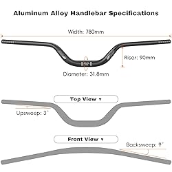 PLATT 25.4/31.8mm Mountain Bike Riser