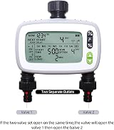 Aqualin Sprinkler Water Timer 2 Zone with Large FSTN LCD Screen view 6