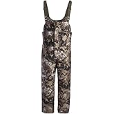 Pnuma Outdoors Torrent Bibs, Caza Camo, Water-Resistant, Primaloft Insulation, Adjustable Straps (to-BB-OV)